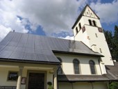Fotovoltaika na stee kostela, Schoenau, E. Sequens