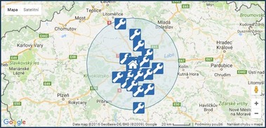 Kontroly kotl – vsledek hledn reviznch technik ATMOS okolo Prahy