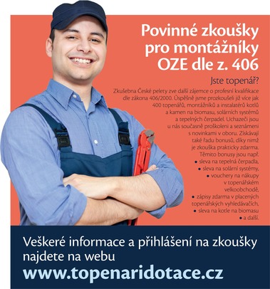 Povinn zkouky pro montnky www.topenaridotace.cz
