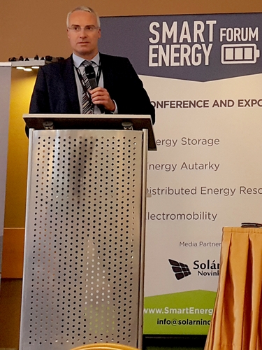 Dr. Matthias Vetter na konferenci Smart Energy Forum v Praze