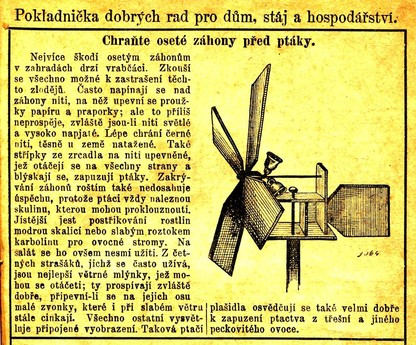 lnek z kalende asopisu Rolnk z roku 1929 s nkresem zazen se zvonky. (Betislav Ko)