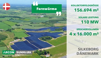 Infografika k solární výtopně Silkeborg