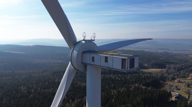 Gondola větrné elektrárny. Foto &copy; TZB-info