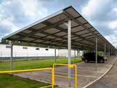 Carport s fotovoltaikou