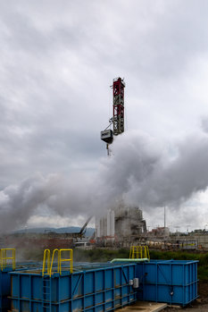 Geotermální vrt Košice. Zdroj: MND